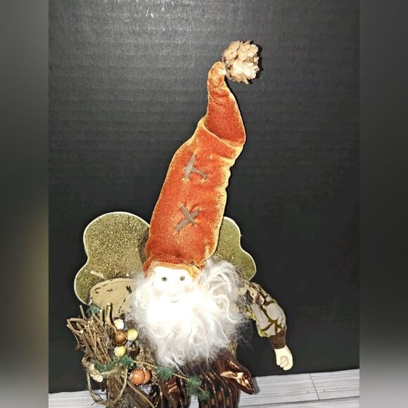 Christmas Holiday Vintage Autumn Fall Fairy Elf Decorative Doll Figure - Picture 6 of 11